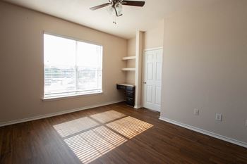 Built-in desks*